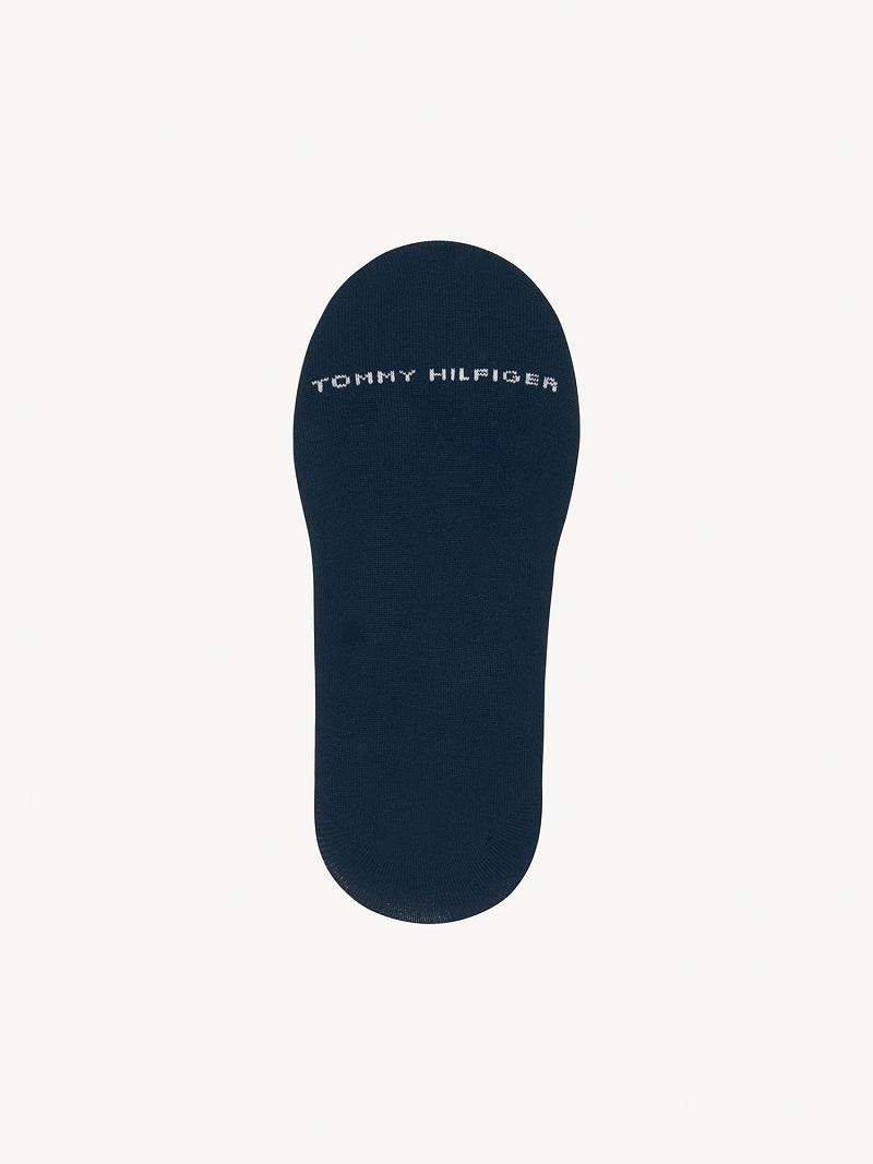 Női Tommy Hilfiger Footie 2PK Zokni Fekete | HU 662QMA